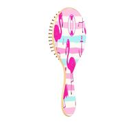 xigua Beautiful Flamingo Hair Brush,Massage Wooden Hairbrush Reducing Hair Breakage and Frizzy,No More Tangle for All Hair Types36