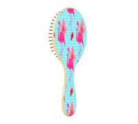 xigua Beautiful Flamingo Hair Brush,Massage Wooden Hairbrush Reducing Hair Breakage and Frizzy,No More Tangle for All Hair Types32