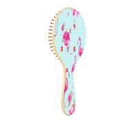 xigua Beautiful Flamingo Hair Brush,Massage Wooden Hairbrush Reducing Hair Breakage and Frizzy,No More Tangle for All Hair Types35