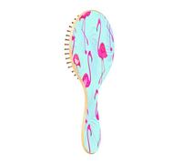 xigua Beautiful Flamingo Hair Brush,Massage Wooden Hairbrush Reducing Hair Breakage and Frizzy,No More Tangle for All Hair Types29