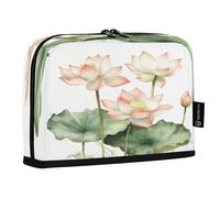 xigua Beautiful Lotus Flowers Big Capacity Pencil Case Large Pencil Pen Pouch Bag for School College Office Organizer for Student Teens Girls Adults151