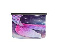 xigua Beautiful Mermaid Tail Airtight Coffee Storage Canister 500ml,Stainless Steel Kitchen Food Storage Container for Grounds Coffee,Beans,Tea,Grains & Sugar197