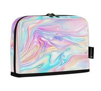 xigua Beautiful Rainbow Liquid Marble Big Capacity Pencil Case Large Pencil Pen Pouch Bag for School College Office Organizer for Student Teens Girls Adults533