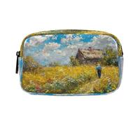 xigua Beautiful Rural Farmhouse Paintings Big Capacity Pencil Case,Pencil Pen Pouch Bag Cosmetic Bag Storage Case Middle School College Office Organizer for Student Teens Girls Adults529