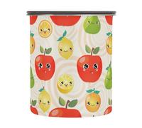 xigua Cute Cartoon Fruit Airtight Coffee Storage Canister 900ml,Stainless Steel Kitchen Food Storage Container for Grounds Coffee,Beans,Tea,Grains&sugar1002