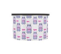xigua Cute Cartoon Hippopotamus Airtight Coffee Storage Canister 500ml,Stainless Steel Kitchen Food Storage Container for Grounds Coffee,Beans,Tea,Grains&sugar1010