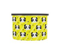 xigua Cute Cartoon Panda Airtight Coffee Storage Canister 500ml,Stainless Steel Kitchen Food Storage Container for Grounds Coffee,Beans,Tea,Grains&sugar584