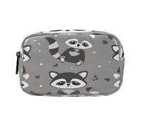 xigua Cute Cartoon Raccoon Big Capacity Pencil Case,Pencil Pen Pouch Bag Cosmetic Bag Storage Case Middle School College Office Organizer for Student Teens Girls Adults1044