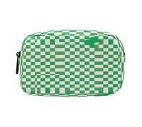 xigua Cute Green Squares Big Capacity Pencil Case,Pencil Pen Pouch Bag Cosmetic Bag Storage Case Middle School College Office Organizer for Student Teens Girls Adults110