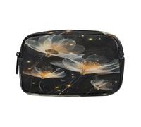 xigua Ethereal and Dreamy White Flowers Big Capacity Pencil Case,Pencil Pen Pouch Bag Cosmetic Bag Storage Case Middle School College Office Organizer for Student Teens Girls Adults1124