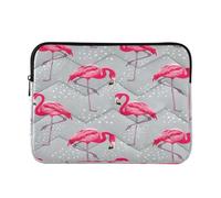 xigua Flamingo Grace Laptop Sleeve 15-16 Inch Laptop Sleeve Bag, Shockproof Laptop Case Tablet Liner Pouch