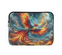 xigua Flying Phoenix Laptop Sleeve 13-14 Inch Laptop Sleeve Bag, Shockproof Laptop Case Tablet Liner Pouch