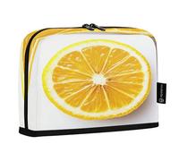 xigua Fresh Lemon Slices Big Capacity Pencil Case Large Pencil Pen Pouch Bag for School College Office Organizer for Student Teens Girls Adults101