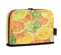 xigua Fresh Lemon Slices Big Capacity Pencil Case Large Pencil Pen Pouch Bag for School College Office Organizer for Student Teens Girls Adults104