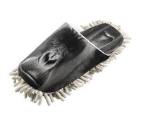 xigua Gorilla Portraits Mop Slippers Cleaning Tool Slippers Anti-Slip Mopping Shoes Microfiber Floor House Slippers （M）