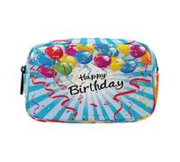 xigua Happy Birthday Balloon Big Capacity Pencil Case,Pencil Pen Pouch Bag Cosmetic Bag Storage Case Middle School College Office Organizer for Student Teens Girls Adults1169