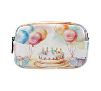 xigua Happy Birthday Cake Big Capacity Pencil Case,Pencil Pen Pouch Bag Cosmetic Bag Storage Case Middle School College Office Organizer for Student Teens Girls Adults1173