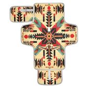 xigua Indian Ethnic Navajo Portable Diaper Changing Pad, Waterproof Baby Changing Mat with Storage Pocket & Built-in Pillow, Foldable Travel Pad, Newborn Gift Set for Boy Girl
