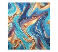 xigua Magnetic Dishwasher Stickers Blue Purple Marble Kitchen Dishwasher Cover Sticker, Panel Decal Home Decor Cabinet Appliances Stickers 23in W x 26in H