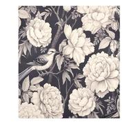 xigua Magnetic Dishwasher Stickers Flowers and Birds Kitchen Dishwasher Cover Sticker, Panel Decal Home Decor Cabinet Appliances Stickers 23in W x 26in H