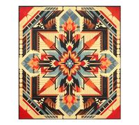 xigua Magnetic Dishwasher Stickers Indian Geometric Pattern Kitchen Dishwasher Cover Sticker, Panel Decal Home Decor Cabinet Appliances Stickers 23in W x 26in H