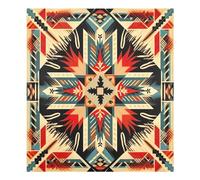 xigua Magnetic Dishwasher Stickers Indian Geometric Pattern Kitchen Dishwasher Cover Sticker, Panel Decal Home Decor Cabinet Appliances Stickers 23in W x 26in H