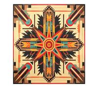 xigua Magnetic Dishwasher Stickers Indian Totem Design Kitchen Dishwasher Cover Sticker, Panel Decal Home Decor Cabinet Appliances Stickers 23in W x 26in H
