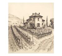 xigua Magnetic Dishwasher Stickers Italian Vintage Drawing Kitchen Dishwasher Cover Sticker, Panel Decal Home Decor Cabinet Appliances Stickers 23in W x 26in H