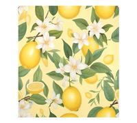 xigua Magnetic Dishwasher Stickers Lemon Flower Pattern Kitchen Dishwasher Cover Sticker, Panel Decal Home Decor Cabinet Appliances Stickers 23in W x 26in H