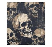 xigua Magnetic Dishwasher Stickers Skull Black Kitchen Dishwasher Cover Sticker, Panel Decal Home Decor Cabinet Appliances Stickers 23in W x 26in H