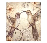 xigua Magnetic Dishwasher Stickers Vintage Birds Kitchen Dishwasher Cover Sticker, Panel Decal Home Decor Cabinet Appliances Stickers 23in W x 26in H