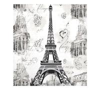 xigua Magnetic Dishwasher Stickers Vintage Eiffel Tower Kitchen Dishwasher Cover Sticker, Panel Decal Home Decor Cabinet Appliances Stickers 23in W x 26in H