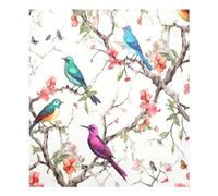 xigua Magnetic Dishwasher Stickers Watercolor Birds Kitchen Dishwasher Cover Sticker, Panel Decal Home Decor Cabinet Appliances Stickers 23in W x 26in H