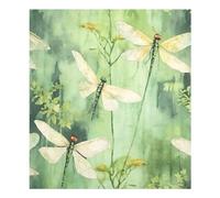 xigua Magnetic Dishwasher Stickers Watercolor Dragonfly Kitchen Dishwasher Cover Sticker, Panel Decal Home Decor Cabinet Appliances Stickers 23in W x 26in H