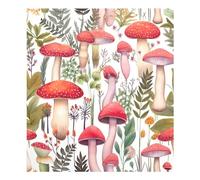 xigua Magnetic Dishwasher Stickers Watercolor Mushrooms Kitchen Dishwasher Cover Sticker, Panel Decal Home Decor Cabinet Appliances Stickers 23in W x 26in H