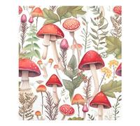 xigua Magnetic Dishwasher Stickers Watercolor Mushrooms Kitchen Dishwasher Cover Sticker, Panel Decal Home Decor Cabinet Appliances Stickers 23in W x 26in H