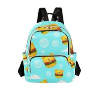 xigua Mini Backpack for Women Burger Shaped Bears Mini Small Backpack Purse Lightweight Casual Daypack, 8.5L