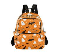 xigua Mini Backpack for Women Halloween Cute Ghosts Mini Small Backpack Purse Lightweight Casual Daypack, 8.5L