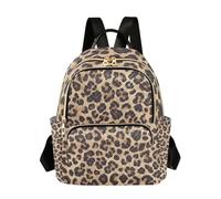 xigua Mini Backpack for Women Light Leopard Print Mini Small Backpack Purse Lightweight Casual Daypack, 8.5L
