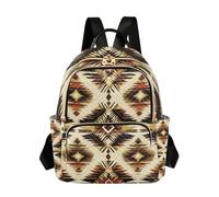 xigua Mini Backpack for Women Mexican Native Ethnic Style Mini Small Backpack Purse Lightweight Casual Daypack, 8.5L