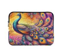 xigua Peacock Hindu Elegance Laptop Sleeve 13-14 Inch Laptop Sleeve Bag, Shockproof Laptop Case Tablet Liner Pouch