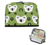 xigua Pencil Case Cute White Koalas Large Pencil Pouch for School College Office Upright Pencil Organizer for Student Teens