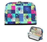 xigua Pencil Case Spiders Large Pencil Pouch for School College Office Upright Pencil Organizer for Student Teens