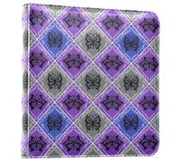 xigua Photo Album Self Adhesive 2x3 4x6 5x7 6x8 Pictures, Butterfly Patchwork Scrapbook Album DIY Scrap Book 40 Sticky Pages for Family Travel Wedding Baby