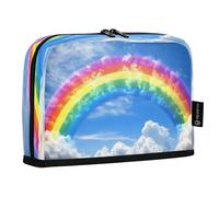 xigua Rainbow Big Capacity Pencil Case Large Pencil Pen Pouch Bag for School College Office Organizer for Student Teens Girls Adults383