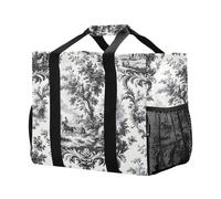 xigua Reusable Grocery Bags Foldable Vintage Tree Cowboys Shopping Bags, Heavy Duty Grocery Bags with Reinforced Bottom & Handles
