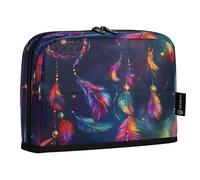 xigua Starry Sky Catching Dreams Feathers Big Capacity Pencil Case Large Pencil Pen Pouch Bag for School College Office Organizer for Student Teens Girls Adults623