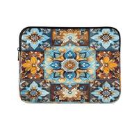 xigua Traditional Mexican Pattern Laptop Sleeve 13-14 Inch Laptop Sleeve Bag, Shockproof Laptop Case Tablet Liner Pouch
