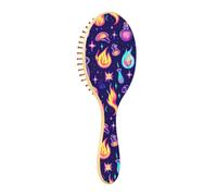 xigua Wooden Hairbrush Magic Mushroom Massage Hair Brush