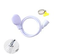 XIGUI Sink Spray Hose with Retainer, Portable 78 inch Shower Hose for Bathing Baby, Pets, Washing Hair, Rinsing Vegetables